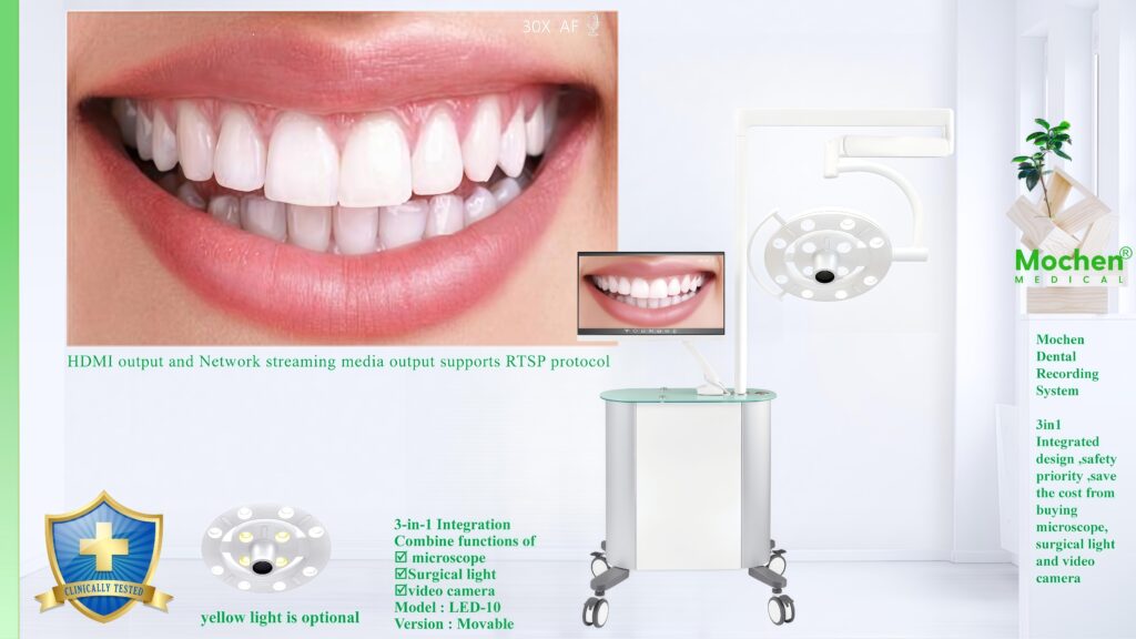 mobile dental lamp recording system 