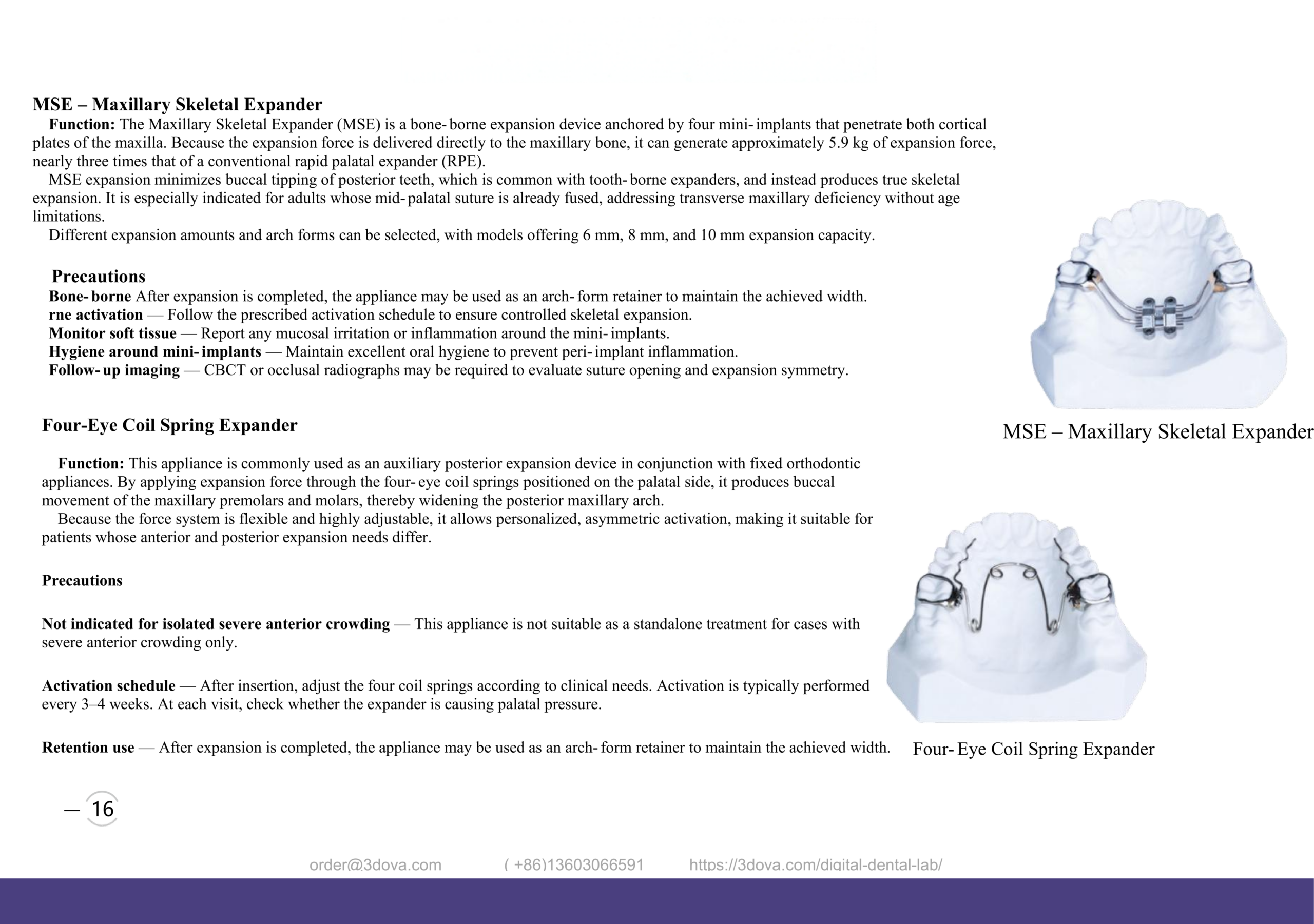 Maxillary Skeletal Expander: MSE Orthodontic Guide
