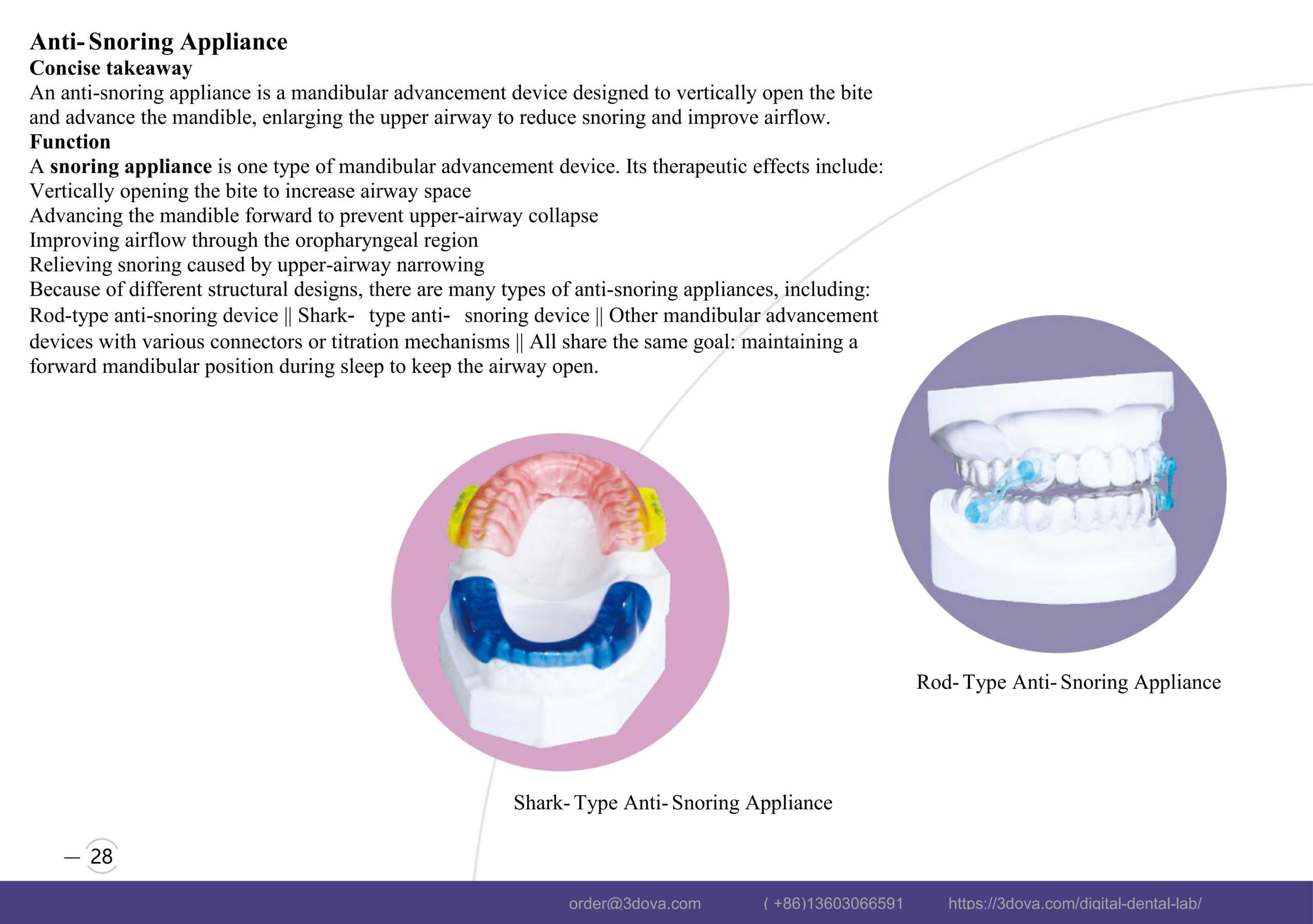 Anti-Snoring Appliance: Airway Management Guide