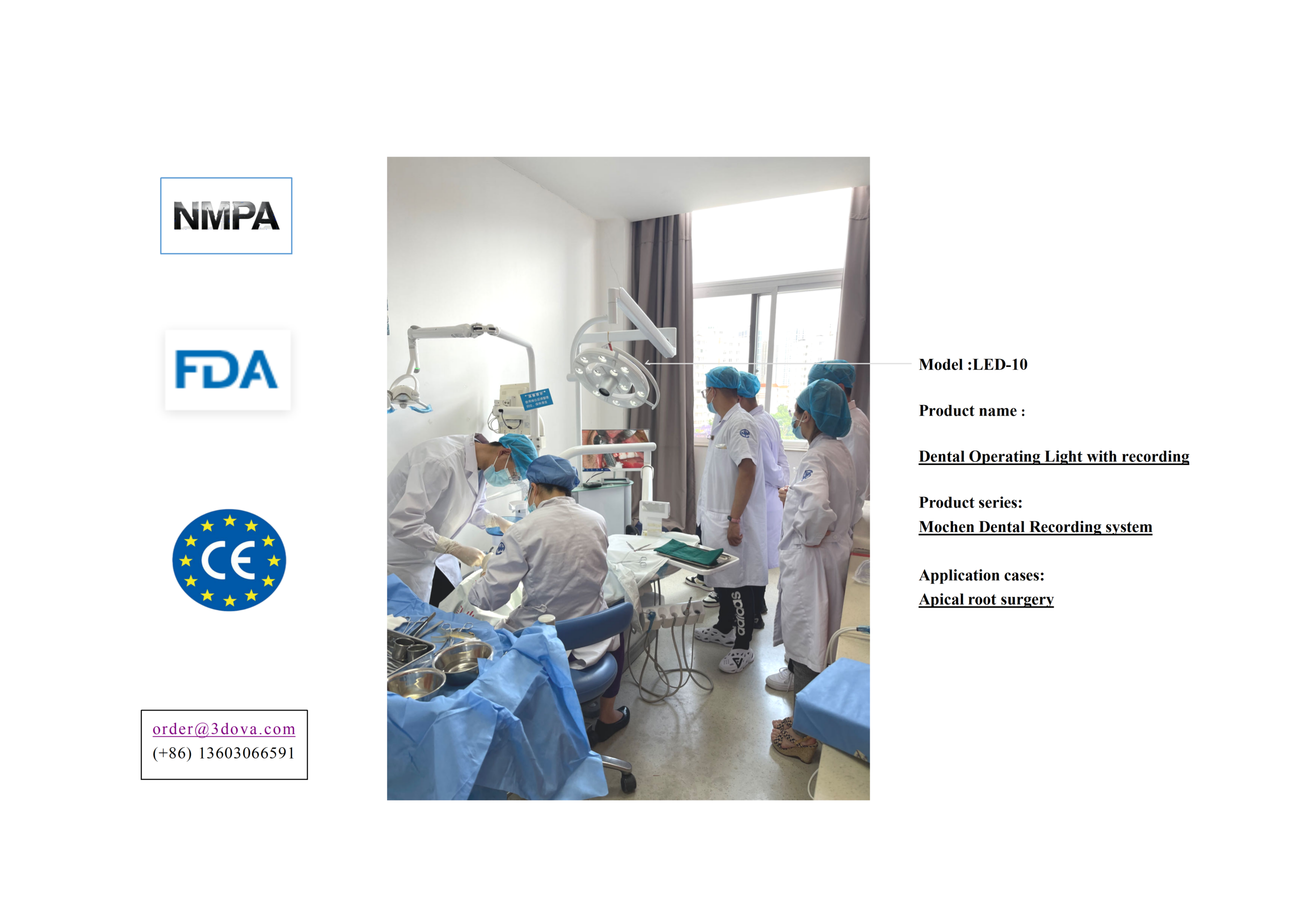 Best Dental Surgical Light with Recording: Mochen LED-10