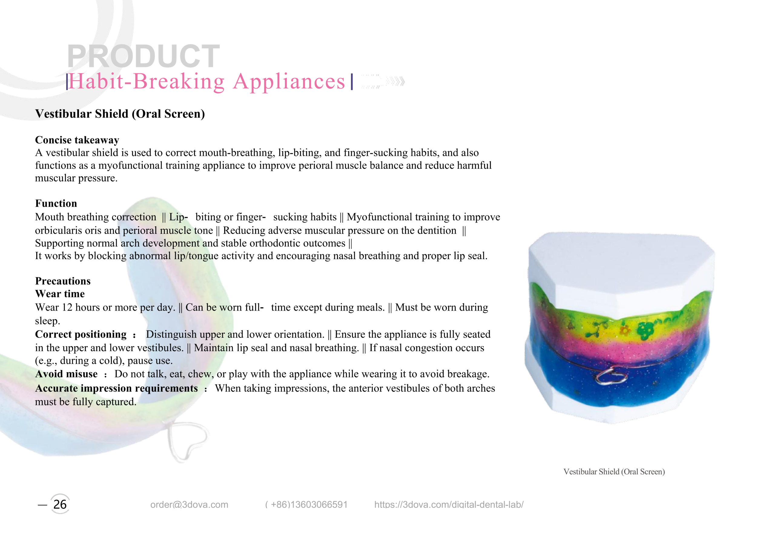 Orthodontic Oral Screen: Myofunctional Guide
